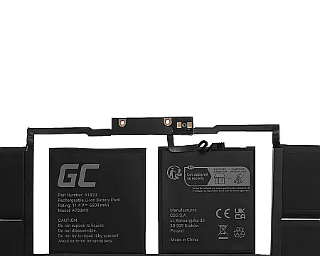 Baterie A1820 pentru laptop Apple MacBook Pro Retina 15 inch A1707 2016-2017/11.4V 6600 mAh [4]
