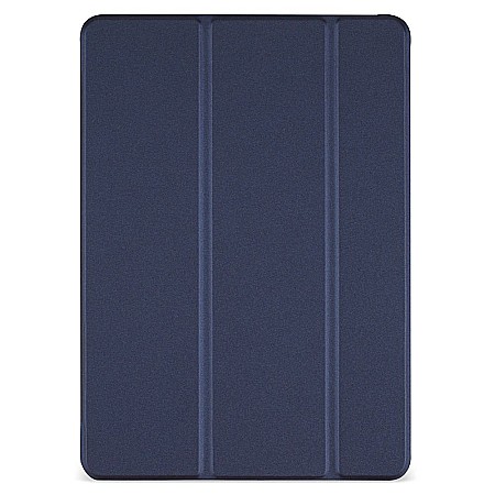 iPad - Husa protectie flip cu bumper Anti-fall pentru iPad 10.2 inch 7 / 8, Navy Blue