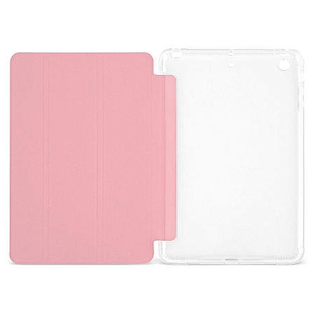 Husa Magnetica cu spate transparent, colturi intarite pentru iPad Mini 1, 2, 3 7.9 Inch - Roz [2]