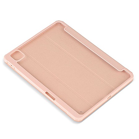 Husa Magnetica cu spate acrilic, colturi intarite si suport Stylus pentru iPad M1 Pro 11 2021 - Roz [4]