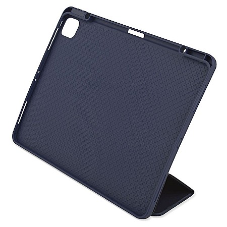 Husa Flip Magnetica cu suport Stylus Pen pentru iPad Pro 12,9 Inch 2020 Albastru [7]