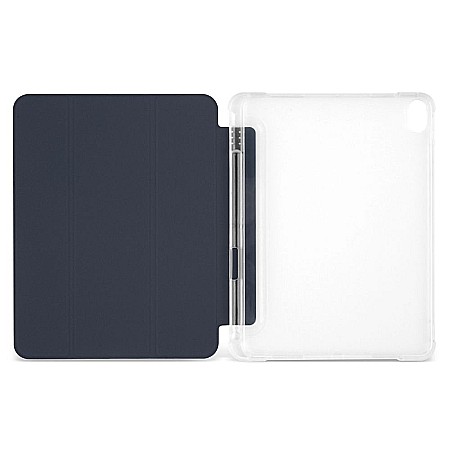 Husa Flip Magnetica cu suport Stylus Pen pentru iPad Air 4 10.9 Inch - Navy Blue [2]