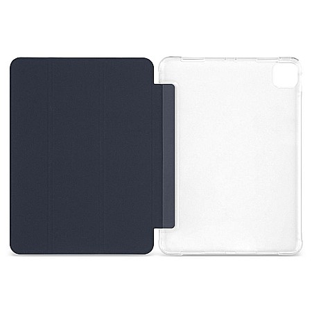 Husa Magnetica cu spate transparent, colturi intarite pentru iPad Pro 11 Inch 2018, 2020 - Navy Blue [2]