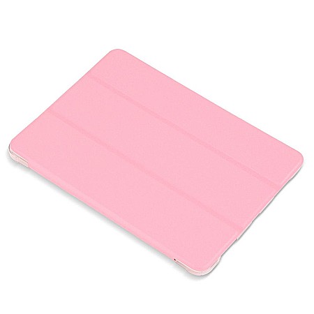 Husa Magnetica cu spate transparent, colturi intarite pentru iPad Pro 11 Inch 2018, 2020 - Roz [3]