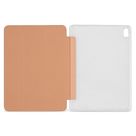 Husa Magnetica cu spate transparent, colturi intarite pentru iPad Air 4 10.9 Inch - Rose Gold [2]