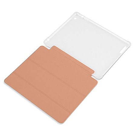 Husa Magnetica cu spate transparent, colturi intarite pentru iPad 2, 3, 4 9.7 Inch - Rose Gold [5]