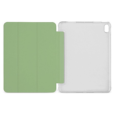 Husa Magnetica cu spate transparent, colturi intarite pentru iPad Air 4 10.9 Inch - Matcha Green [2]