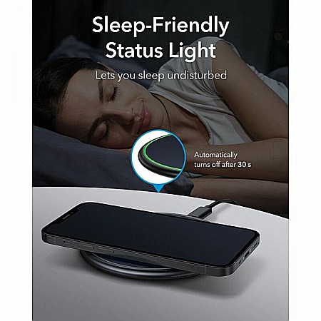 Charger, incarcator wireless 10W, compatibil Magsafe - ESR HaloLock - Midnight Blue [5]