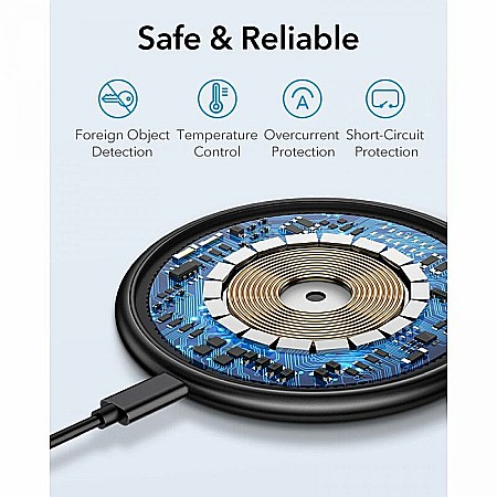 Charger, incarcator wireless 10W, compatibil Magsafe - ESR HaloLock - Midnight Blue [4]