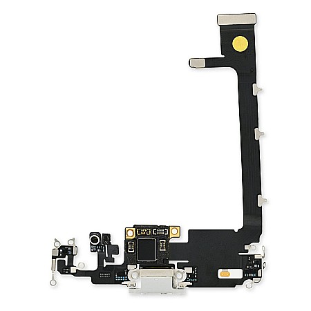iPhone 11 Pro Max - Mufa de incarcare Lightning, OEM, pentru telefon Apple iPhone 11 Pro Max Silver