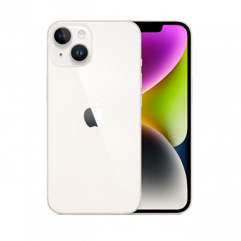 Telefoane - iPhone 14 – 128GB, White, Grad C | Baterie 100% | Garanție 12 luni