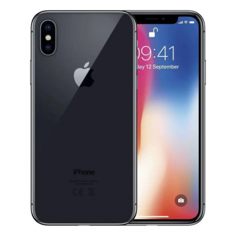 Telefoane - iPhone X – 64GB, Space Gray, Grad B | Baterie 100% | Garanție 12 luni