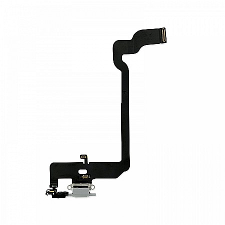 Piese & Accesorii iPhone - Mufa Lightning cu flex si microfon pentru telefon Apple iPhone XS - Gri