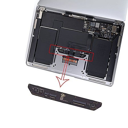 Placa (daughter board) conector trackpad cu tastatura MacBook Air 13 inch A2179 2020 [1]