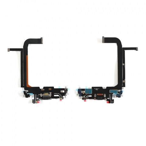iPhone 13 Pro Max - Port incarcare lightning (audio dock connector) flex pentru iPhone 13 Pro Max, Compatibil, Negru