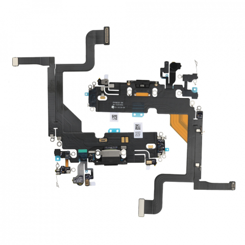 iPhone 13 Pro - Port incarcare lightning (audio dock connector) flex pentru iPhone 13 Pro, Compatibil, Negru