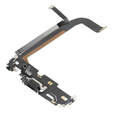 Port incarcare lightning (audio dock connector) flex pentru iPhone 13 Pro Max, OEM, Negru [1]