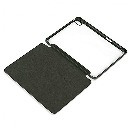 Husa Magnetica cu spate acrilic, colturi intarite si suport Stylus pentru iPad Air 4 10.9 - Army Green [5]