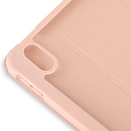 Husa Magnetica cu spate acrilic, colturi intarite si suport Stylus pentru iPad Air 4 10.9 - Roz [3]