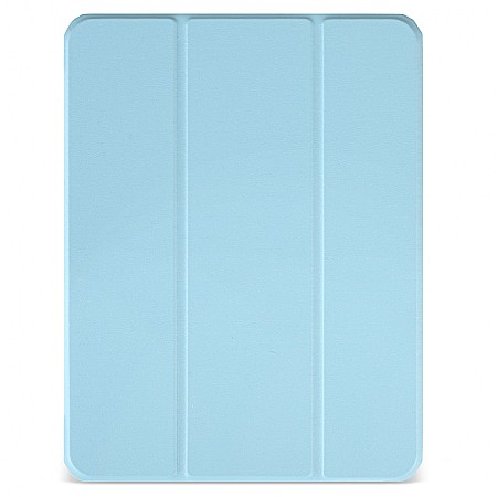iPad Pro 11″ (2nd gen - 2020) - Husa Magnetica cu spate acrilic, colturi intarite si suport Stylus pentru iPad Pro 11 2020 - Haze Blue