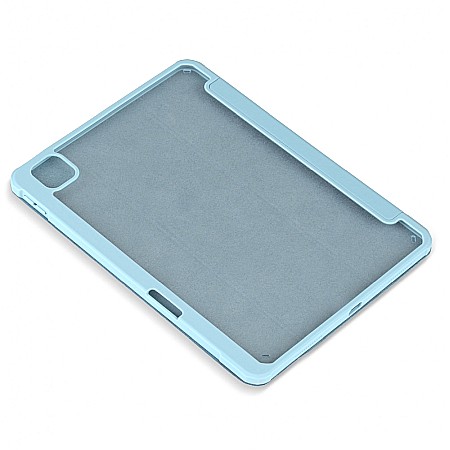 Husa Magnetica cu spate acrilic, colturi intarite si suport Stylus pentru iPad Pro 11 2020 - Haze Blue [6]