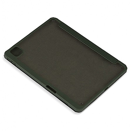 Husa Magnetica cu spate acrilic, colturi intarite si suport Stylus pentru iPad Pro 11 2020 - Army Green [6]