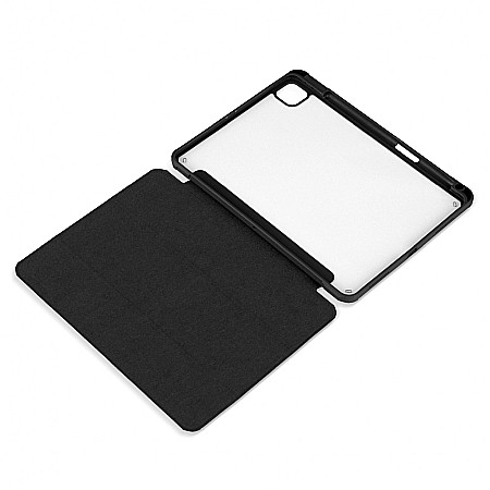 Husa Magnetica cu spate acrilic, colturi intarite si suport Stylus pentru iPad Pro 11 2020 - Negru [5]
