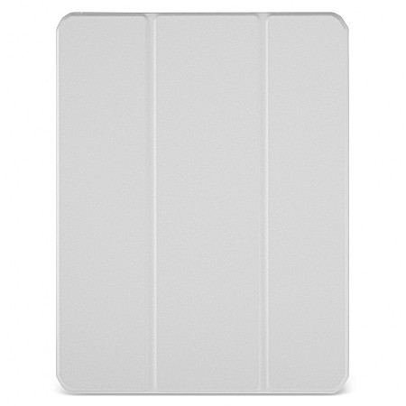 iPad Pro 11″ (2nd gen - 2020) - Husa Magnetica cu spate acrilic, colturi intarite si suport Stylus pentru iPad Pro 11 2020 - Gri