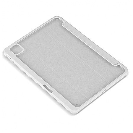 Husa Magnetica cu spate acrilic, colturi intarite si suport Stylus pentru iPad Pro 11 2020 - Gri [6]