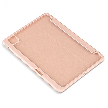 Husa Magnetica cu spate acrilic, colturi intarite si suport Stylus pentru iPad Pro 11 2020 - Roz [6]