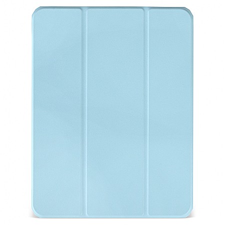 iPad Pro 11″ (3rd gen - 2021) - Husa Magnetica cu spate acrilic, colturi intarite si suport Stylus pentru iPad M1 Pro 11 2021 - Haze Blue