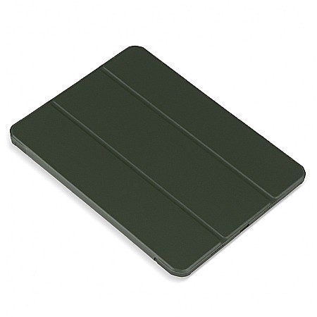 Husa Magnetica cu spate acrilic, colturi intarite si suport Stylus pentru iPad M1 Pro 11 2021 - Army Green [7]