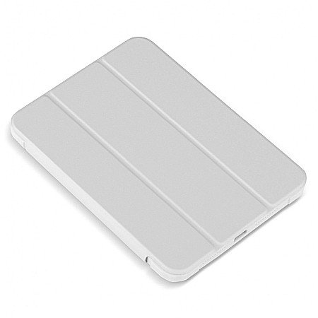 Husa Magnetica cu spate acrilic, colturi intarite si suport Stylus pentru iPad Mini 6 - Gri [7]