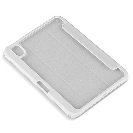 Husa Magnetica cu spate acrilic, colturi intarite si suport Stylus pentru iPad Mini 6 - Gri [6]