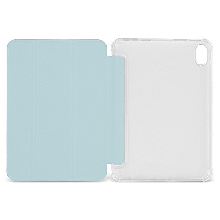 Husa Magnetica cu spate transparent, colturi intarite pentru iPad Mini 6 - Ice Blue [8]