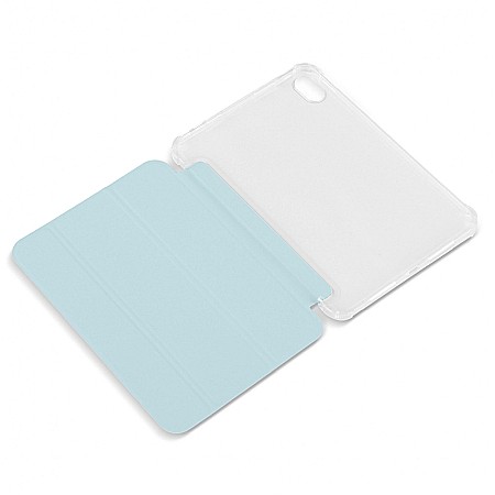 Husa Magnetica cu spate transparent, colturi intarite pentru iPad Mini 6 - Ice Blue [5]