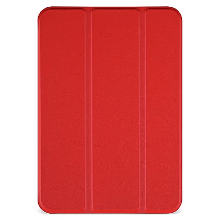 Piese & Accesorii iPad - Husa Magnetica cu spate transparent, colturi intarite pentru iPad Mini 6 - Rosu