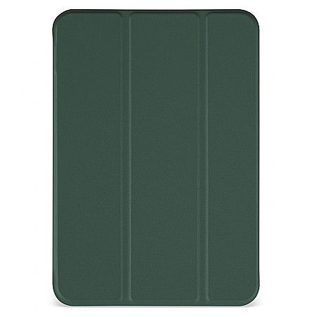 Piese & Accesorii iPad - Husa Magnetica cu spate transparent, colturi intarite pentru iPad Mini 6 - Dark Green