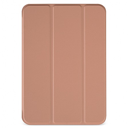 Piese & Accesorii iPad - Husa Magnetica cu spate transparent, colturi intarite pentru iPad Mini 6 - Rose Gold