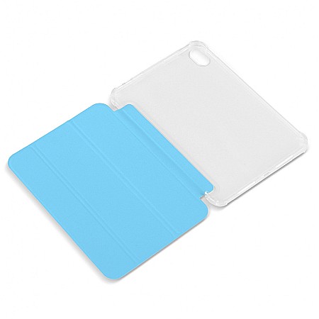 Husa Magnetica cu spate transparent, colturi intarite pentru iPad Mini 6 - Sky Blue [5]