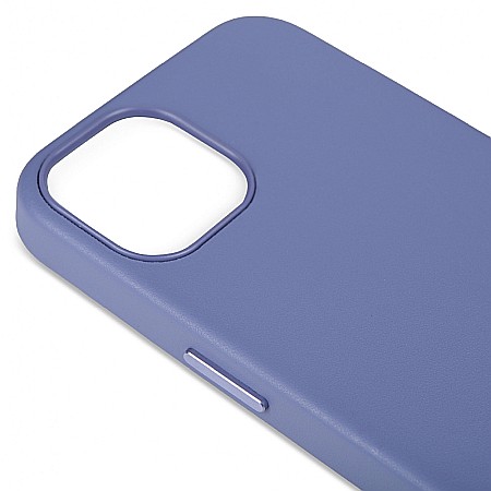 Husa de protectie tip Magsafe din piele compatibil cu iPhone 13 - Lavender [5]