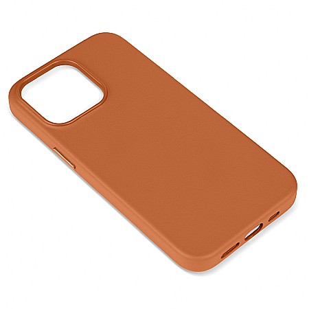 Husa de protectie tip Magsafe din piele compatibil cu iPhone 13 Pro - Maro [3]