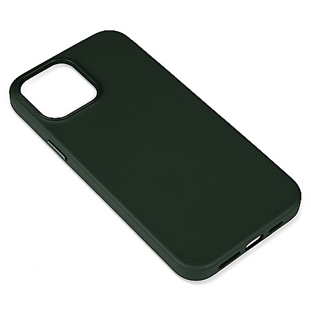 Husa de protectie tip Magsafe din piele compatibil cu iPhone 13 Pro Max - Dark Green [3]