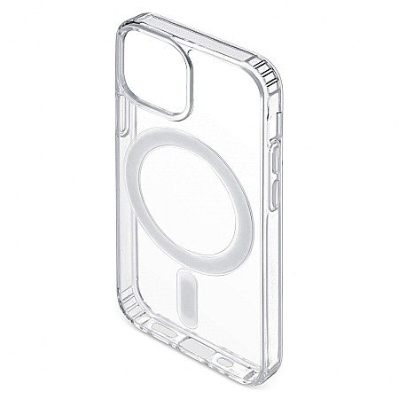 iPhone 13 mini - Husa de protectie, Clear Case tip Magsafe compatibil cu iPhone 13 Mini (Transparenta)