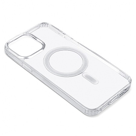 Husa de protectie, Clear Case tip Magsafe compatibil cu iPhone 13 Pro (Transparenta) [3]