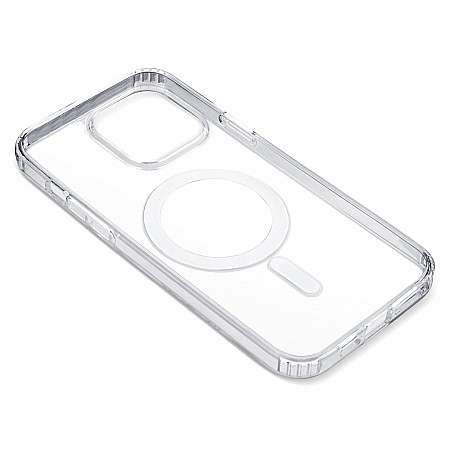 Husa de protectie, Clear Case tip Magsafe compatibil cu iPhone 13 Pro (Transparenta) [4]