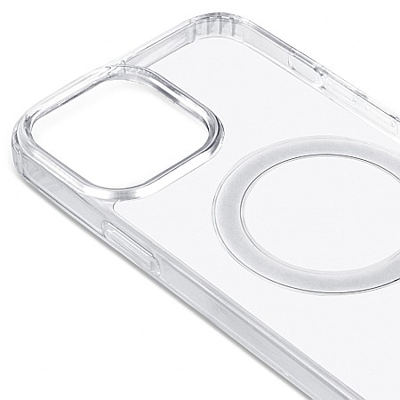 Husa de protectie, Clear Case tip Magsafe compatibil cu iPhone 13 Pro (Transparenta) [5]
