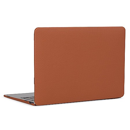 Accesorii laptop - Carcasa de protectie din piele pentru MacBook Pro M1/M2 16 inch A2485, A2780, A2991 - Maro