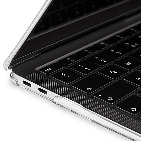 Carcasa de protectie pentru MacBook Air 13-inch A1932, A2179, A2337 - Transparent Lucios [5]