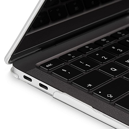 Carcasa de protectie pentru MacBook Pro M1/M2 14-inch A2442, A2779 - Soft Transparent [5]